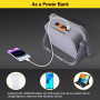 ERAY 150W Projecteur LED Rechargeable Portable avec 4 Panneaux Solaires, Lampe de Travail 12000mAh/336 Perles LED/4 Modes/IP64, 