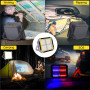 ERAY 150W Projecteur LED Rechargeable Portable avec 4 Panneaux Solaires, Lampe de Travail 12000mAh/336 Perles LED/4 Modes/IP64, 