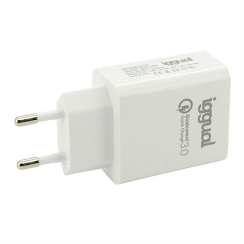 Image secondaire de Iggual IGG317174 chargeur d'appareils mobiles Universel Blanc USB Charge rapide Intérieure