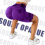 Neteson Short de Sport Femme Anti Cellulite Collants Course Gym Cycling Shorts Push Up Taille Haute sans Coutures Pantalon Yoga 