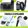 Spopal Kit Douche de Camping, Douche Portable,Pompe de Douche Électrique Rechargeable,Imperméable, avec Afficheur Intelligent et