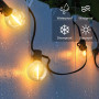 GLUROO Guirlande Lumineuse Exterieure Dimmable 45M, Guirlande Guinguette Exterieur avec Télécommande, 75+2 G40 Ampoules Incassab