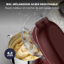 Fentic Robot Pâtissier avec Machine a Pates Fraiche – 2000W – Robot Cuisine avec Machine a Pate – Laminoir a Pate - 6,2L Bol Mél