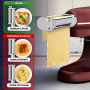 Fentic Robot Pâtissier avec Machine a Pates Fraiche – 2000W – Robot Cuisine avec Machine a Pate – Laminoir a Pate - 6,2L Bol Mél