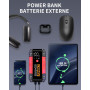 CARHEV Booster Batterie Voiture 6000A, 26800mAh Démarreur de Voiture (Jusqu’à 10L Essence & 10L Diesel), 12V Portable Jump Start
