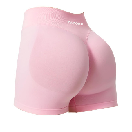 TAYOEA Short de Sport Femme Scrunch Pantalon de Sport Court Push Up Court Butt Lifting Gym Short sans Couture Workoutler Pantalo