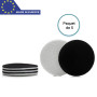 Glass Polish Pro Lot de 5 tampons de Polissage en Feutre 75 mm pour Polissage en oxyde de cérium, élimination des Rayures et Fin
