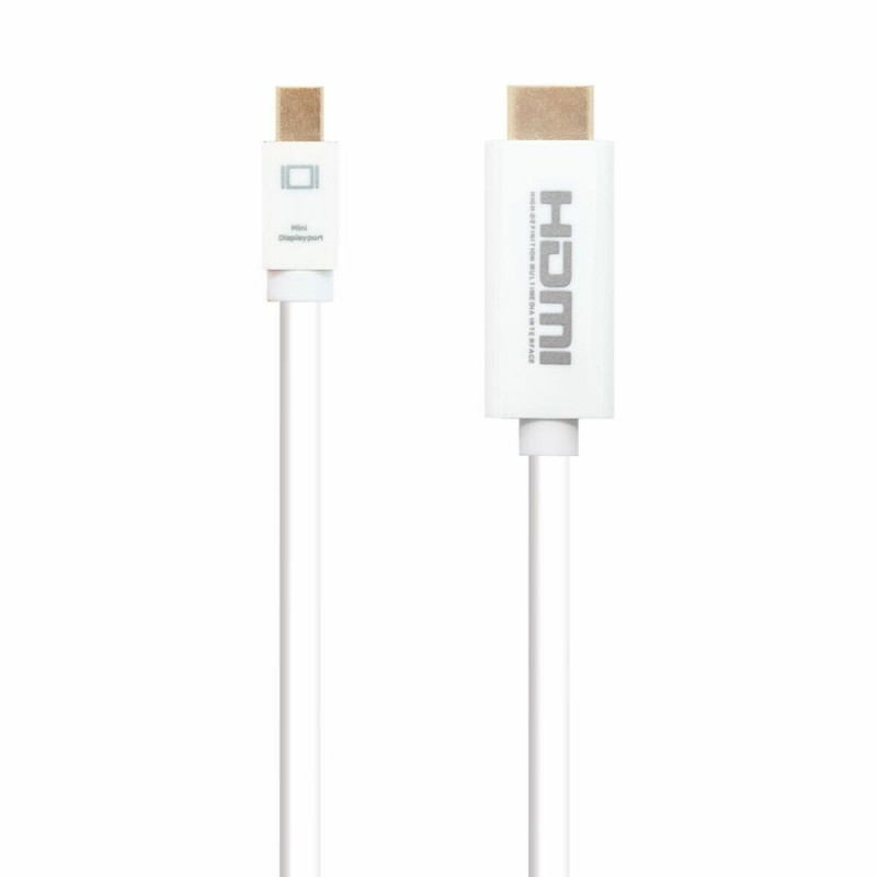 Image secondaire de NanoCâble 10.15.4002 câble vidéo et adaptateur 2 m Mini DisplayPort HDMI Type A (Standard) Blanc
