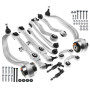 Frankberg Bras de suspension Kit Avant Compatible avec A4 8E2 8EC B6 B7 2000-2008 A4 Avant 8ED 8E5 B6 B7 2001-2008 A4 Cabriolet 
