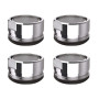 VEGCOO 4 Pcs Mousseur Robinet M24 Filtre de Robinet en Acier Inoxydable Aérateur de Robinet Filtre de Robinet de Salle de Bain d