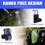 Spopal Kit Douche de Camping, Douche Portable,Pompe de Douche Électrique Rechargeable,Imperméable, avec Afficheur Intelligent et