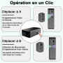 cuoum Mini Camera-1080P Micro Camera sans WiFi-Mini Caméra-Petite Camera avec Audio, Caméras de Surveillance, Opération à Un Bou