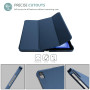 ProCase Coque pour iPad Air 11 Pouces (M3) 2025/(M2) 2024, Air 5ème 2022/4ème 2020 10.9 Pouces, Étui de Protection Anti-Chute, R