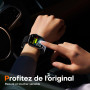 TAURI 2 Pièces Protection Écran pour Apple Watch Ultra 3/2/1 49mm- Verre Trempé 9H,Dépoussiérage Automatique, [Reste original+ S