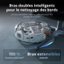DJI ROMO P aspirateur Robot et serpillière avec Design Transparent, Aspiration de 25 000 Pa, détection de Niveau Drone, 200 Jour