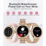 LIGE Montre Connectée Femme Bluetooth Appels pour Android iOS Sport Fitness Activity Tracker Montre Femme Connectée 1,32" HD Fré