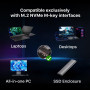 AVOETY SSD 256Go M.2 2280 PCIe Gen3x4 NVMe, Vitesse de Lecture jusqu'à 2000 Mo/s, Cache SLC 3D NAND TLC M.2 SSD, Compatible avec