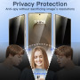 JETech Protection D'écran Anti-Espion pour Samsung Galaxy S25 Ultra 5G, Film Verre Trempé, Compatible ID d'Empreinte Digitale, L