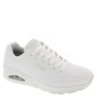 Skechers Uno Stand On Air Baskets Homme, White Durabuck Mesh, 42 EU
