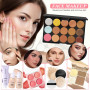 Kit Maquillage Femme, Mallette et Coffret de Maquillage, Coffret Cadeau Maquillage avec Palette à Yeux Correcteurs Contour Fond 