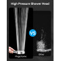 Magichome Pommeau de douche avec 2M Tuyau Filtre Economie Deau, Pommeau Douche Anti Calcaire Haute Pression, Douchette Douche Sa