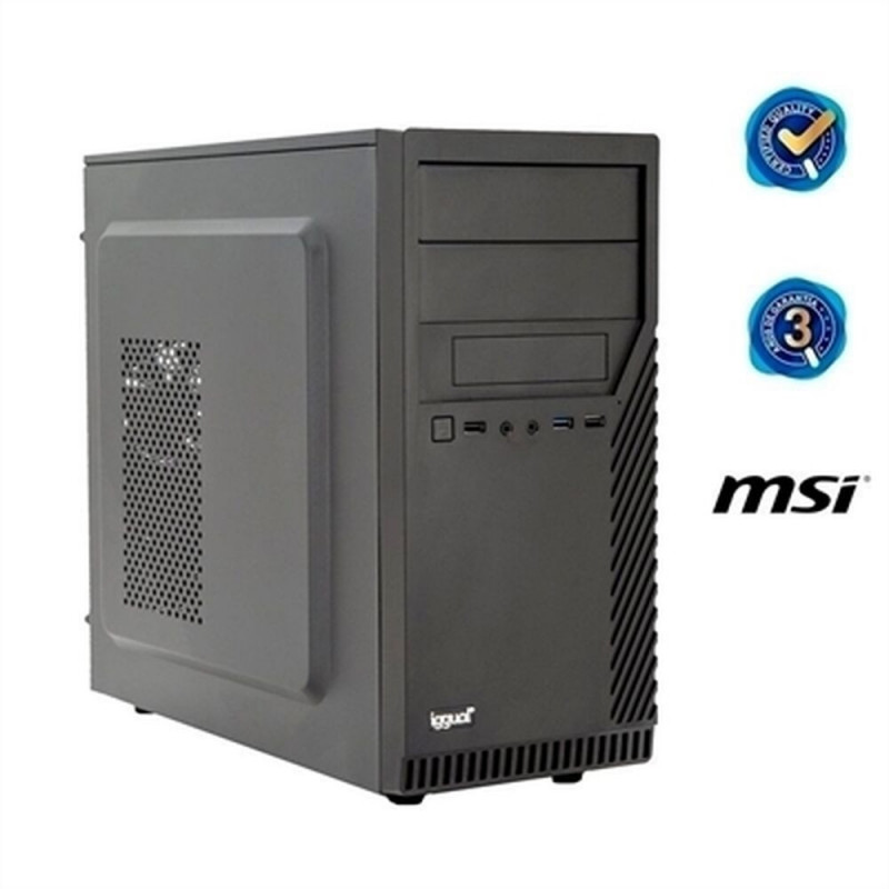 Iggual PSIPCH513 PC Midi Tower Intel® Core i5 i5-10400 8 Go DDR4-SDRAM 480 Go SSD Noir