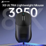 ATTACK SHARK X8ULTRA Mouse with Grip Tape for Large Hand, 55g Superlight, PixArt PAW3950MAX Gaming Sensor, BT/2.4G Wireless/Wire