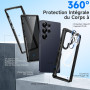 seacosmo Anti Espion Coque pour Samsung Galaxy S25 Ultra Compatible avec MagSafe, Antichoc Étui avec 2 Protecteurs d’Ecran (sans