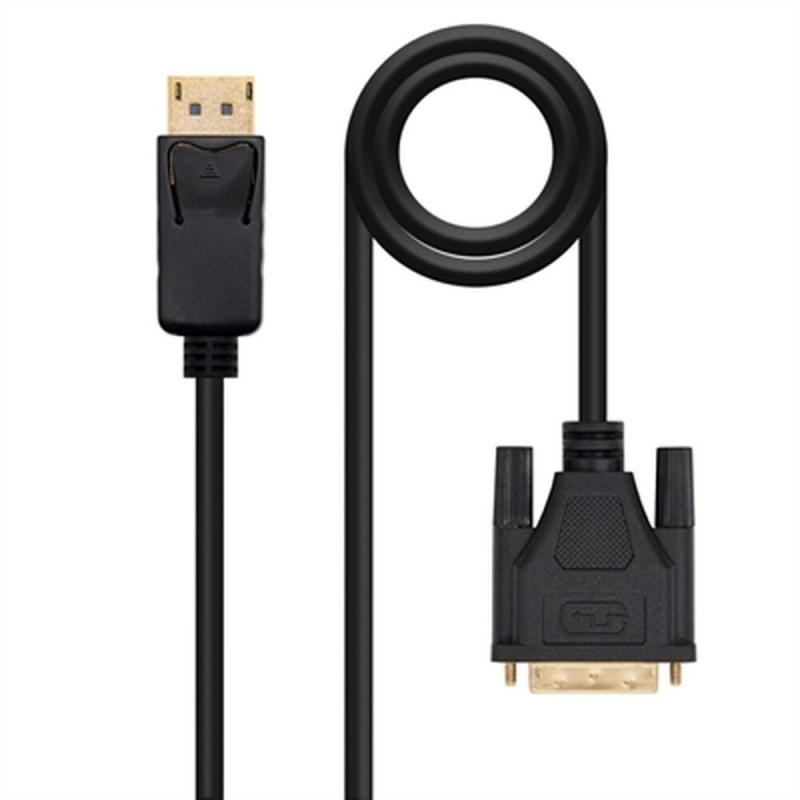 NanoCâble 10.15.4501 câble vidéo et adaptateur 1 m DisplayPort DVI Noir