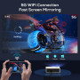 Vidéoprojecteur, 20000 Lumens 4K Supporte Retroprojecteur, AKIYO O8 Projecteur Native 1080P WiFi6 Bluetooth 5.2, 300'' Home Ciné