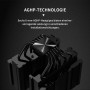 Thermalright Peerless Assassin 140 Refroidisseur d'air numérique pour processeur, cache écran numérique, 6 caloducs, refroidisse