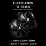 Thermalright Peerless Assassin 140 Refroidisseur d'air numérique pour processeur, cache écran numérique, 6 caloducs, refroidisse