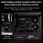 Thermalright Peerless Assassin 140 Refroidisseur d'air numérique pour processeur, cache écran numérique, 6 caloducs, refroidisse
