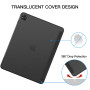 JETech Coque pour iPad Pro 12,9 Pouces (Modèle 2022/2021, 6ème/5ème Génération), Support la Charge de Pencil, Housse étui avec V