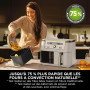 NINJA Dual Zone Max Air Fryer 2 Compartiments, Capacité Familiale de 9,5L, Max 240°C, Air Fryer 6-en1, Pièces Antiadésives Amovi