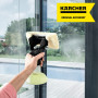Kärcher WV 2 Premium Black Edition - Nettoyeur de vitres - Nettoyage rapide et & WV Housse de Vadrouille en Microfibre pour l'in