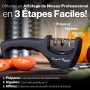 Lantana - Aiguiseur à 3 phases Smart Sharp - pour couteaux de cuisine - résultat professionnel/design ergonomique - pierre céram