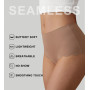 SHARICCA Culotte sans Couture Femme - Taille Haute Elasticité Invisible Slips Confort Respirant Sport Culottes Grande Taille