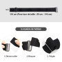 JASGOOD 4 Pièces Ceinture sans Boucle Femme Homme Ceinture Élastique Invisible Réglable