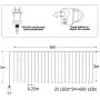 BESCOST Rideau Lumineux Exterieur, 600 LED 6m*3m Guirlande 8 Modes de Fonctionnement Lumière de Rideau pour Décoration Chambre M