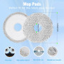 LOVOBO Lot de 26 Accessoires pour Robot aspirateur Dreame X50 Ultra Complete/Master/L50 Pro Ultra/L40s Pro Ultra/Mova V50 Ultra 