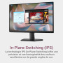 Dell 24 Écran PC - SE2425HM, Full HD (1920x1080), 100Hz, IPS, 5ms, VESA (100x100mm), HDMI, VGA, Garantie 3 Ans, Noir