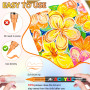 Gunsamg Lot de 240 Couleurs Marqueurs de Peinture Acrylique à Base D'Eau Avec Pointe Pinceau Flexible de 1 à 5 Mm pour Peinture 