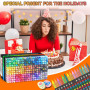 Gunsamg Lot de 240 Couleurs Marqueurs de Peinture Acrylique à Base D'Eau Avec Pointe Pinceau Flexible de 1 à 5 Mm pour Peinture 