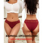 ALL OF SHE Lot de 6 sous-vêtements Femme Dentelle Coton Lingerie Sexy Hipster Panties Femme Respirant Underwear Slip Doux Multip