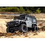 TRAXXAS TRX-4M 1/18 LD Land Rover Defender Scale Crawler argenté avec Batterie/Chargeur 4WD RTR