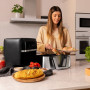 Cecotec Friteuse à Air sans Huile - 9L Séparable en 2 - Air Fryer Cecofry Dual 9000, 2850W, Diététique et Digitale, Panneau Tact