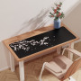 EFISH Tapis de Souris de Jeu (800 × 300 × 3 mm) étendu Grand Tapis de Souris à Bords Cousus,Base en Caoutchouc antidérapante,Noi