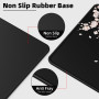 EFISH Tapis de Souris de Jeu (800 × 300 × 3 mm) étendu Grand Tapis de Souris à Bords Cousus,Base en Caoutchouc antidérapante,Noi