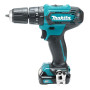 Makita HP333DSAX1 Perceuse-visseuse à percussion sans fil 12 V max. 2 Ah - 2 batteries + chargeur dans coffret de transport